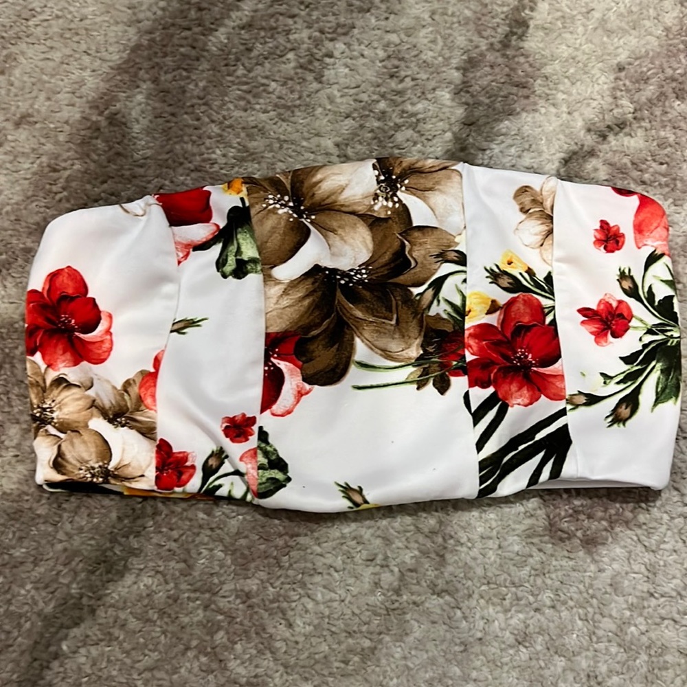 Flower tube top
